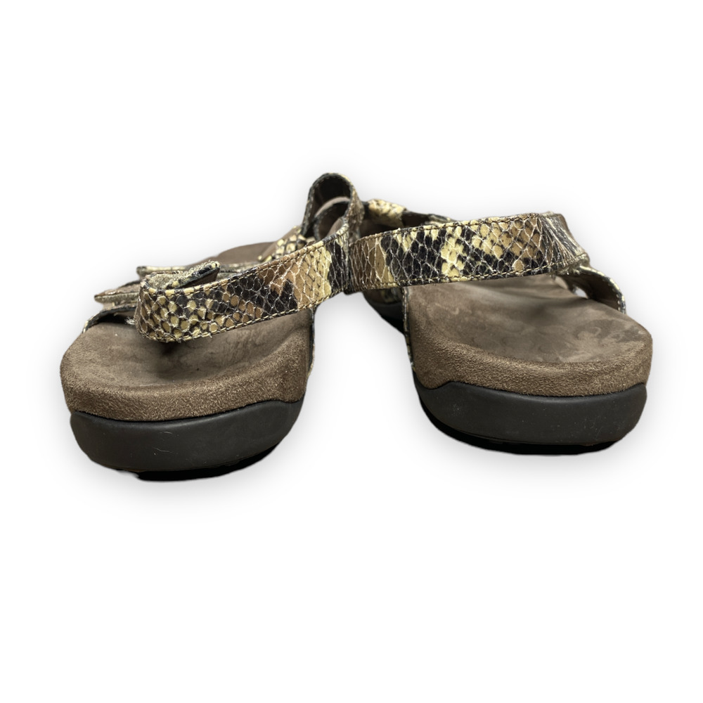 Vionic Rest Amber Backstrap Walking Snakeskin San… - image 6